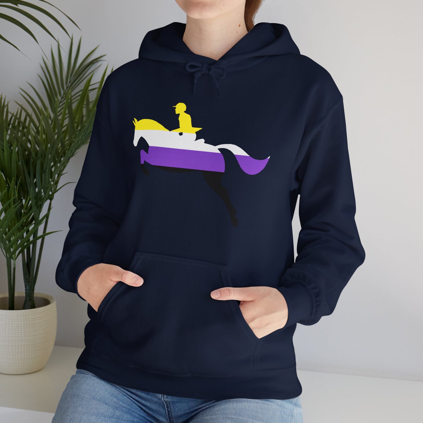 Nonbinary - PRIDE & HORSES Hooded Sweatshirt