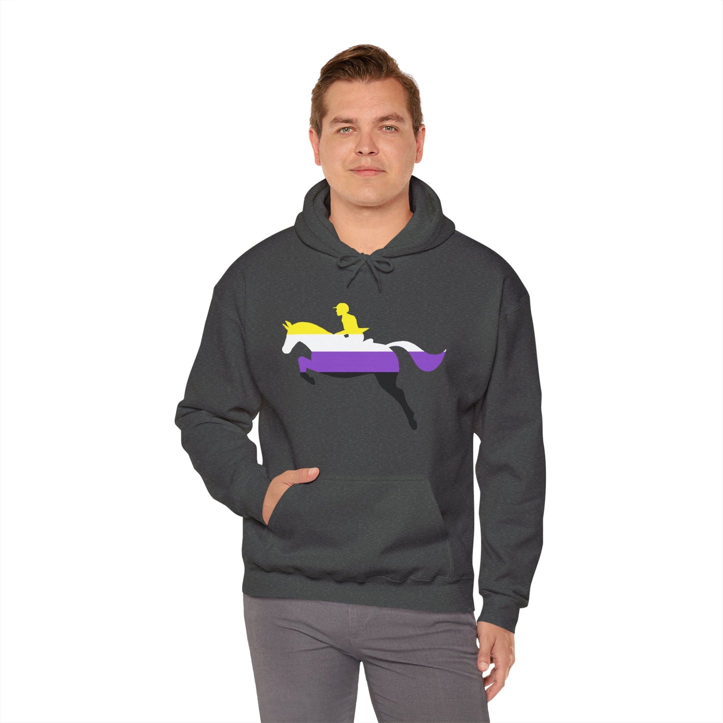 Nonbinary - PRIDE & HORSES Hooded Sweatshirt