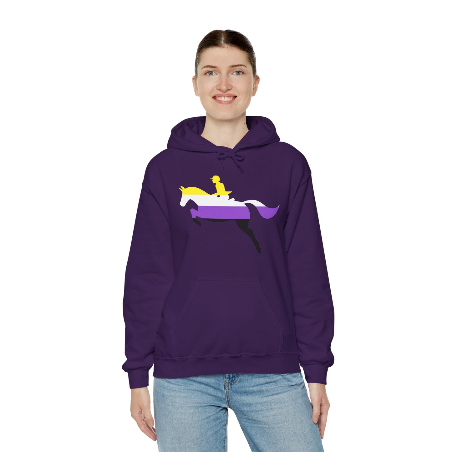 Nonbinary - PRIDE & HORSES Hooded Sweatshirt