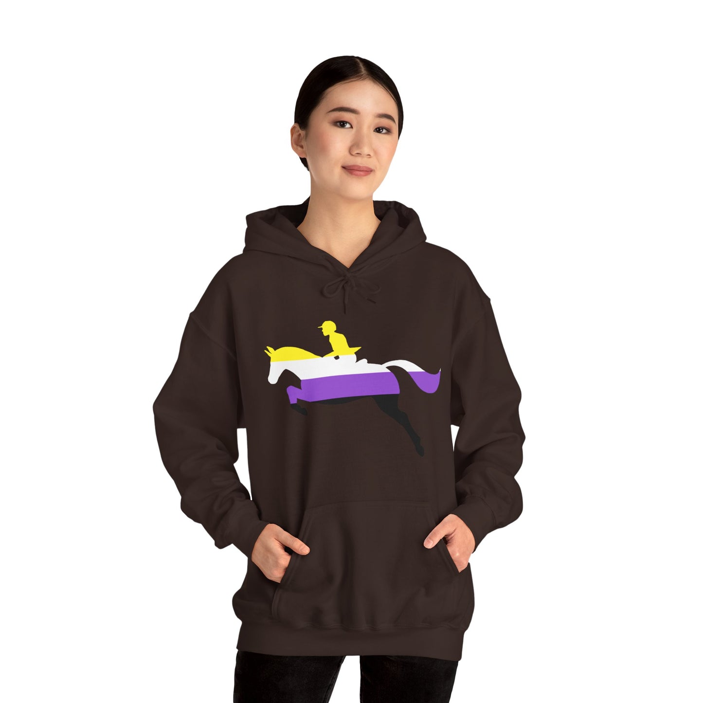 Nonbinary - PRIDE & HORSES Hooded Sweatshirt