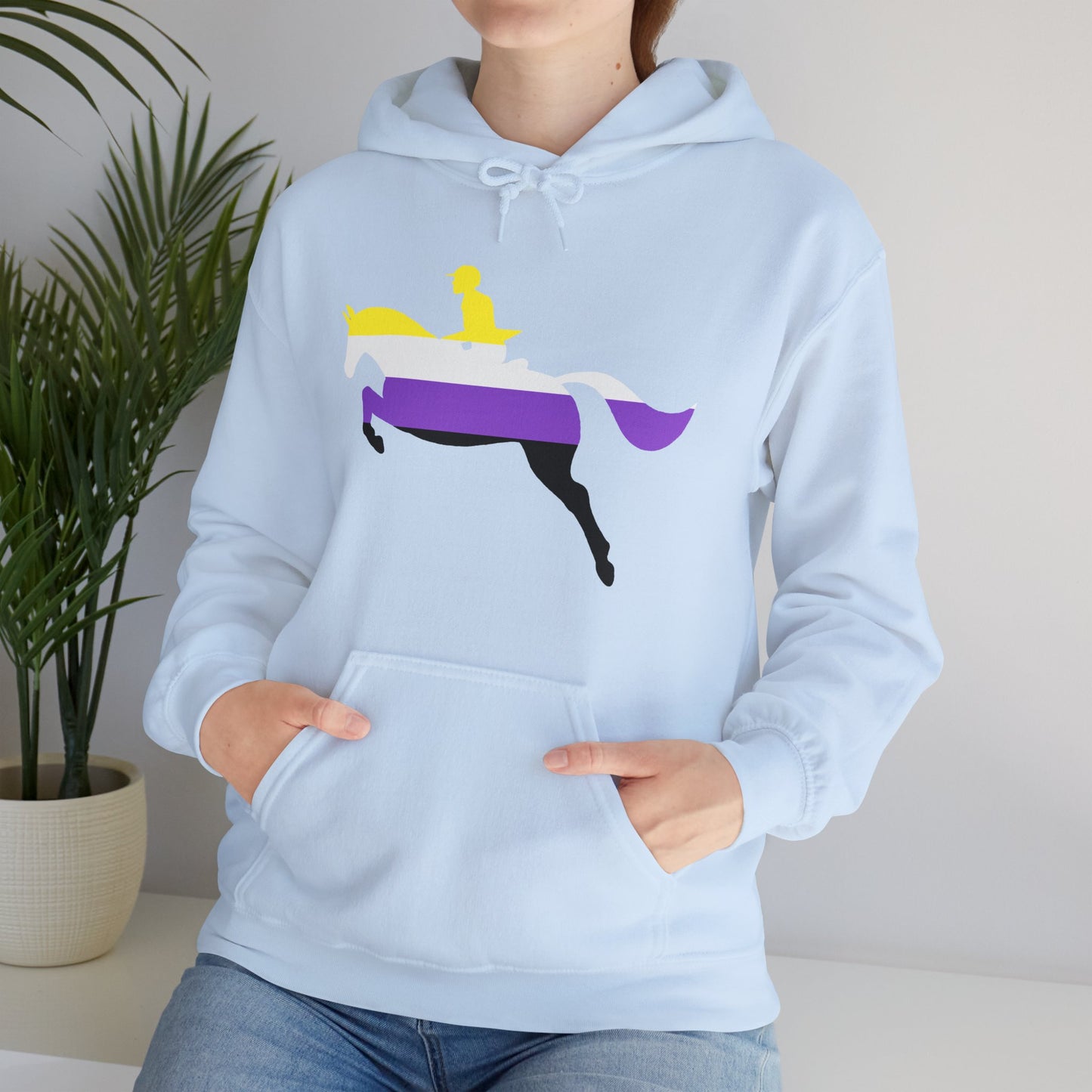 Nonbinary - PRIDE & HORSES Hooded Sweatshirt
