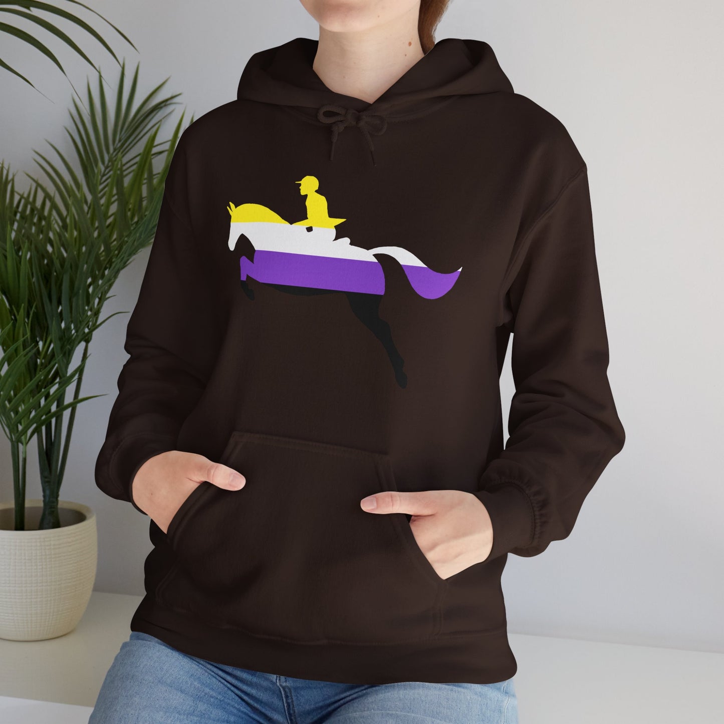 Nonbinary - PRIDE & HORSES Hooded Sweatshirt
