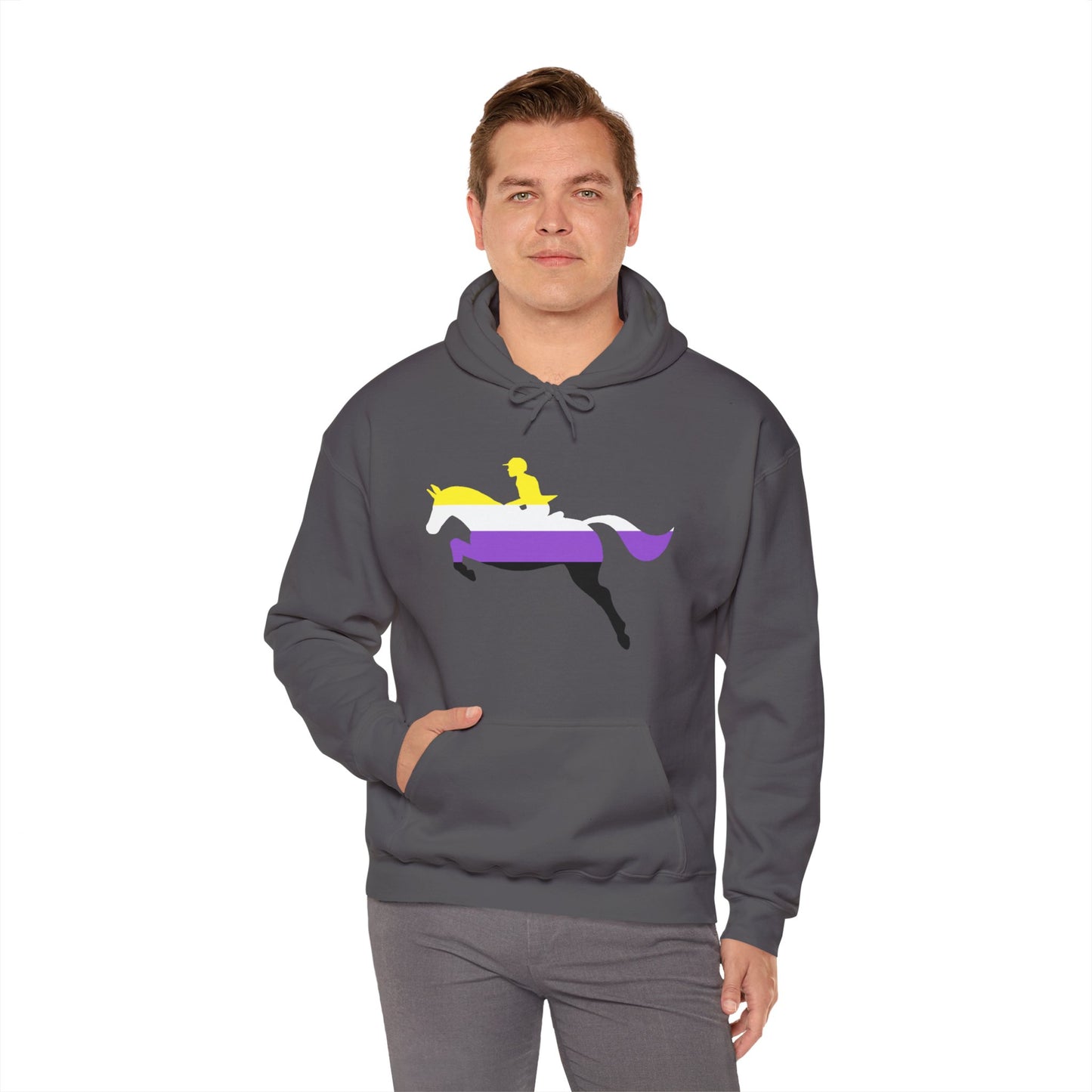 Nonbinary - PRIDE & HORSES Hooded Sweatshirt