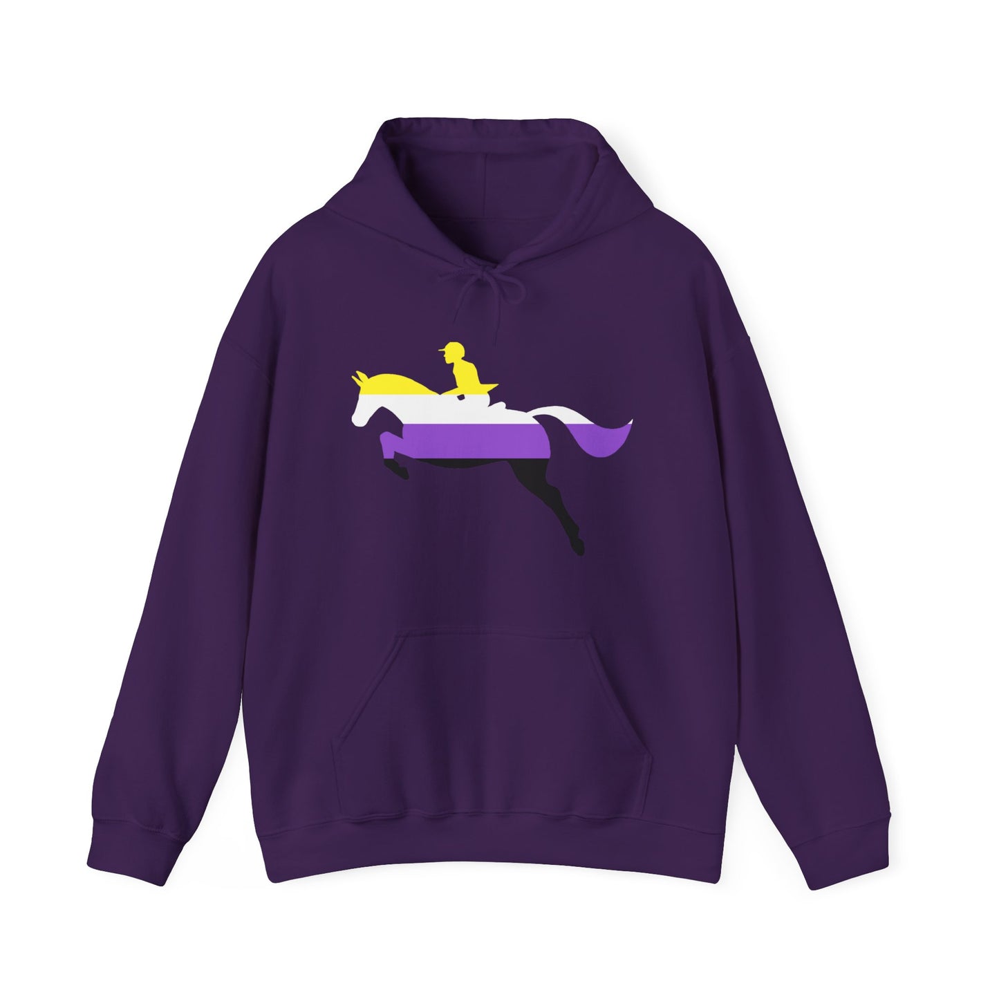 Nonbinary - PRIDE & HORSES Hooded Sweatshirt