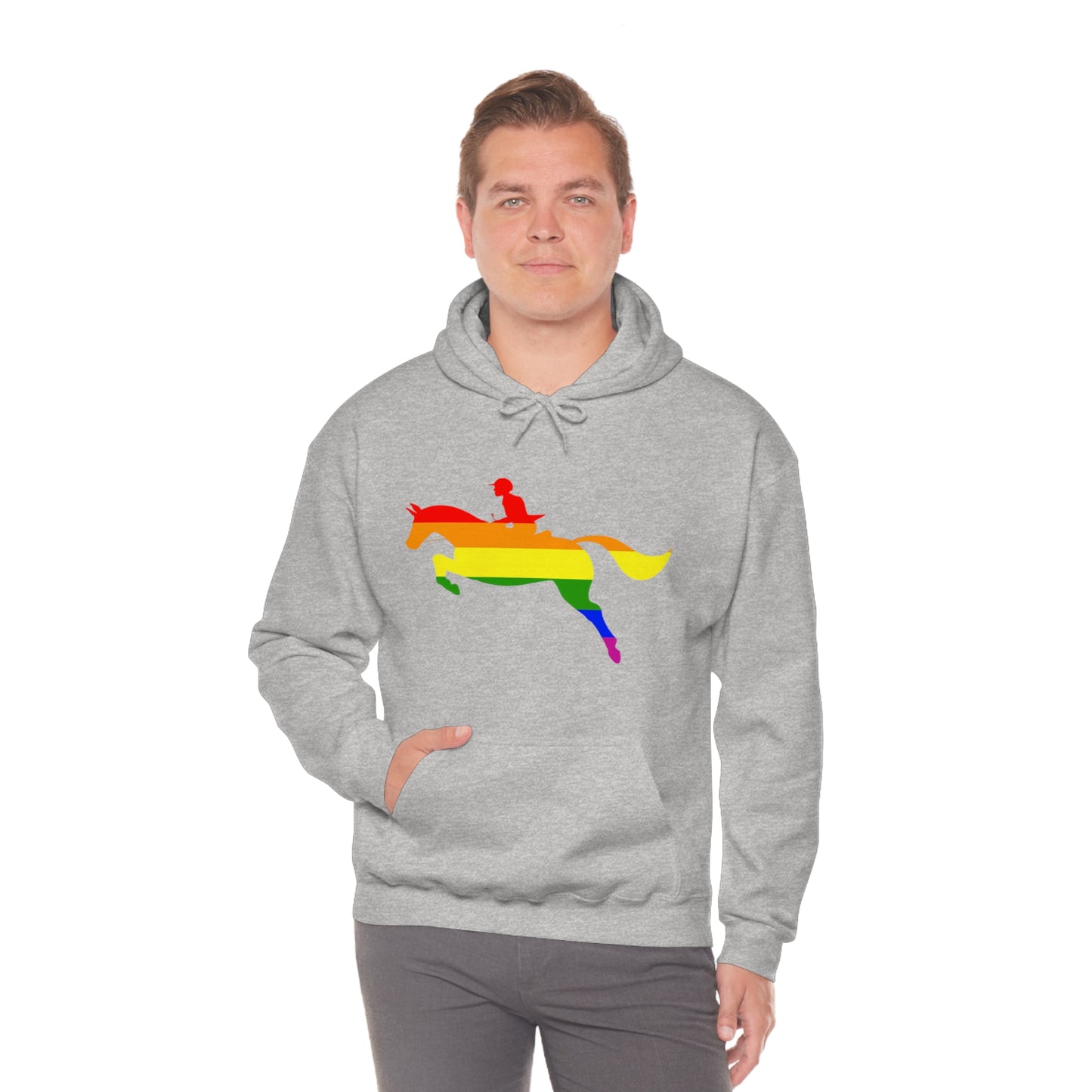 PRIDE, LOVE, and HORSES Hooded Sweatshirt