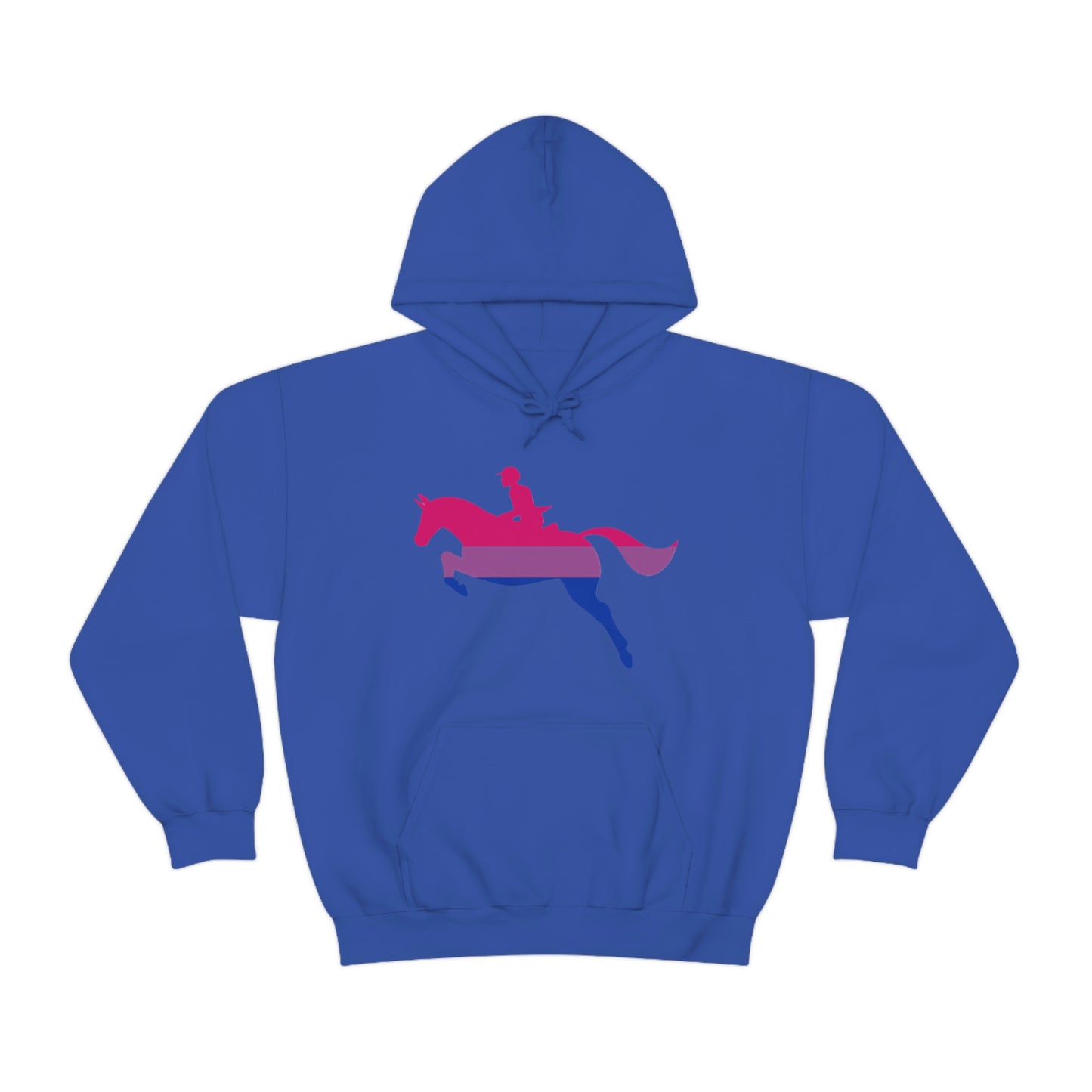 Bisexual - PRIDE, LOVE, and HORSES Hooded Sweatshirt