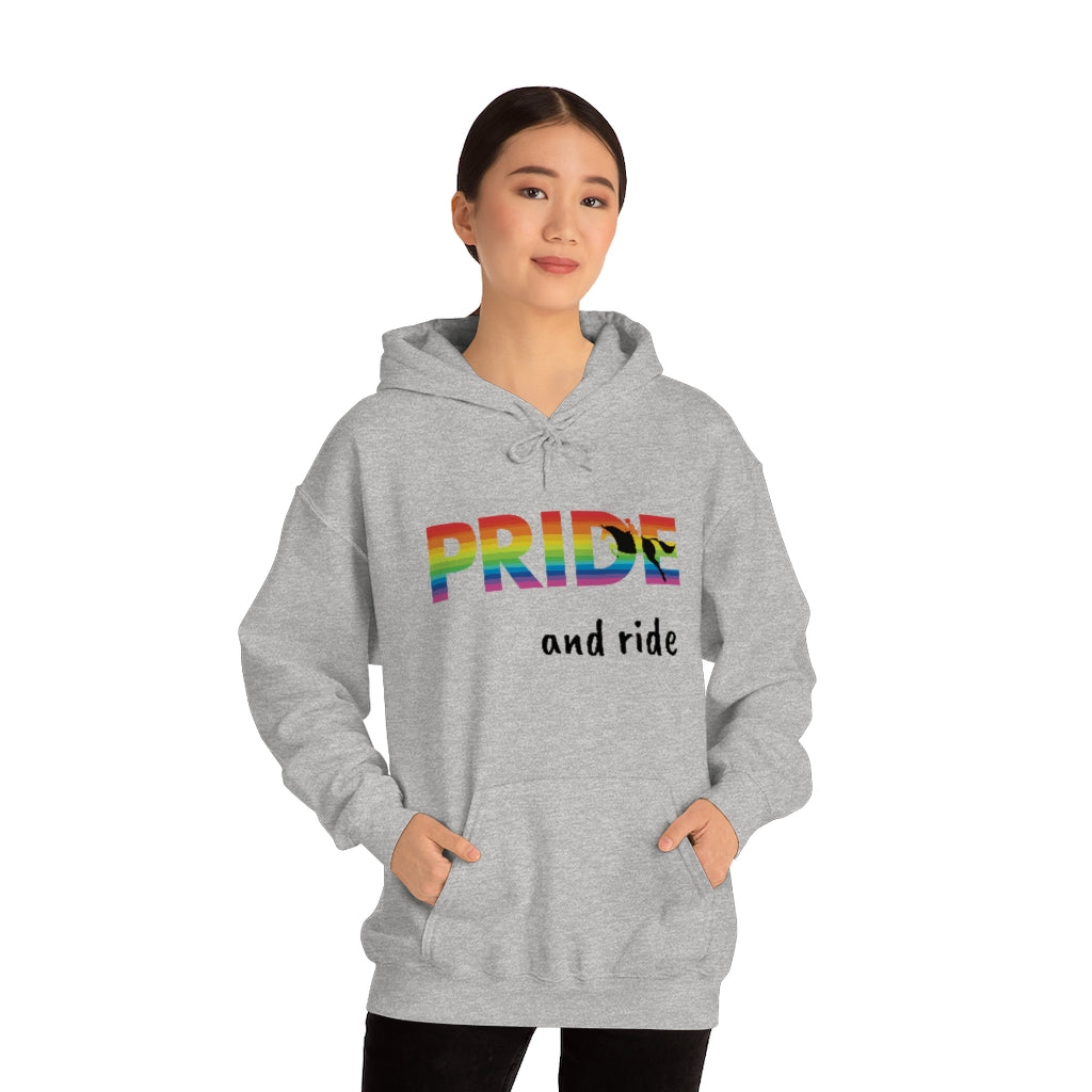 Unisex PRIDE and ride Hooded Sweatshirt