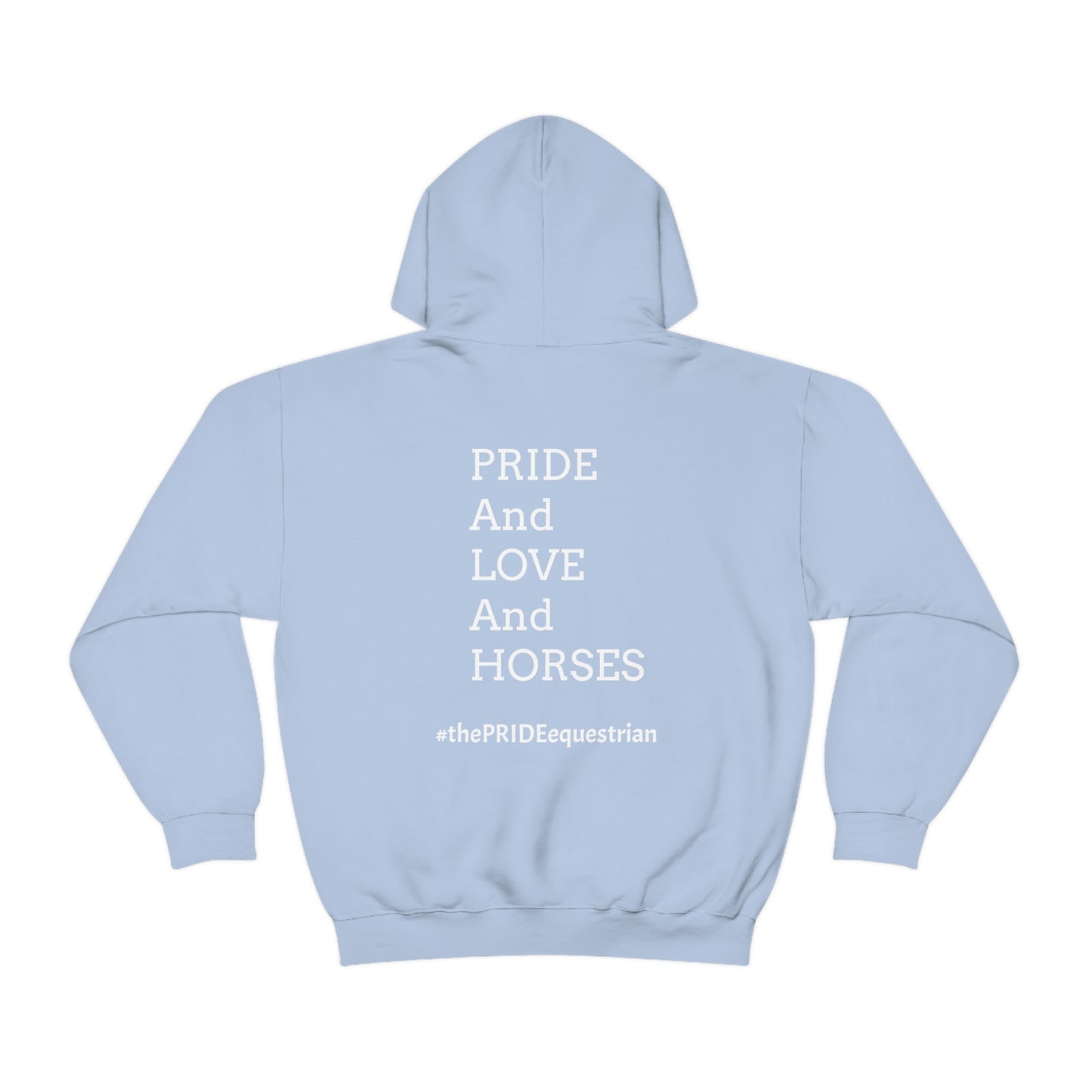 Asexual - PRIDE, LOVE, and HORSES Hooded Sweatshirt