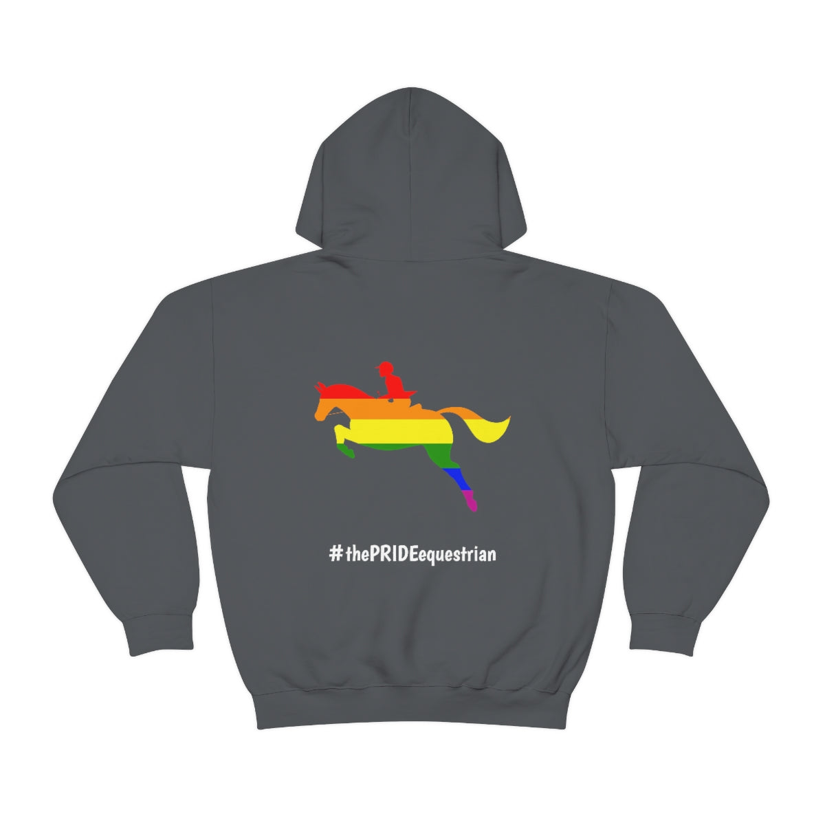 PRIDE in cursive Hooded Sweatshirt