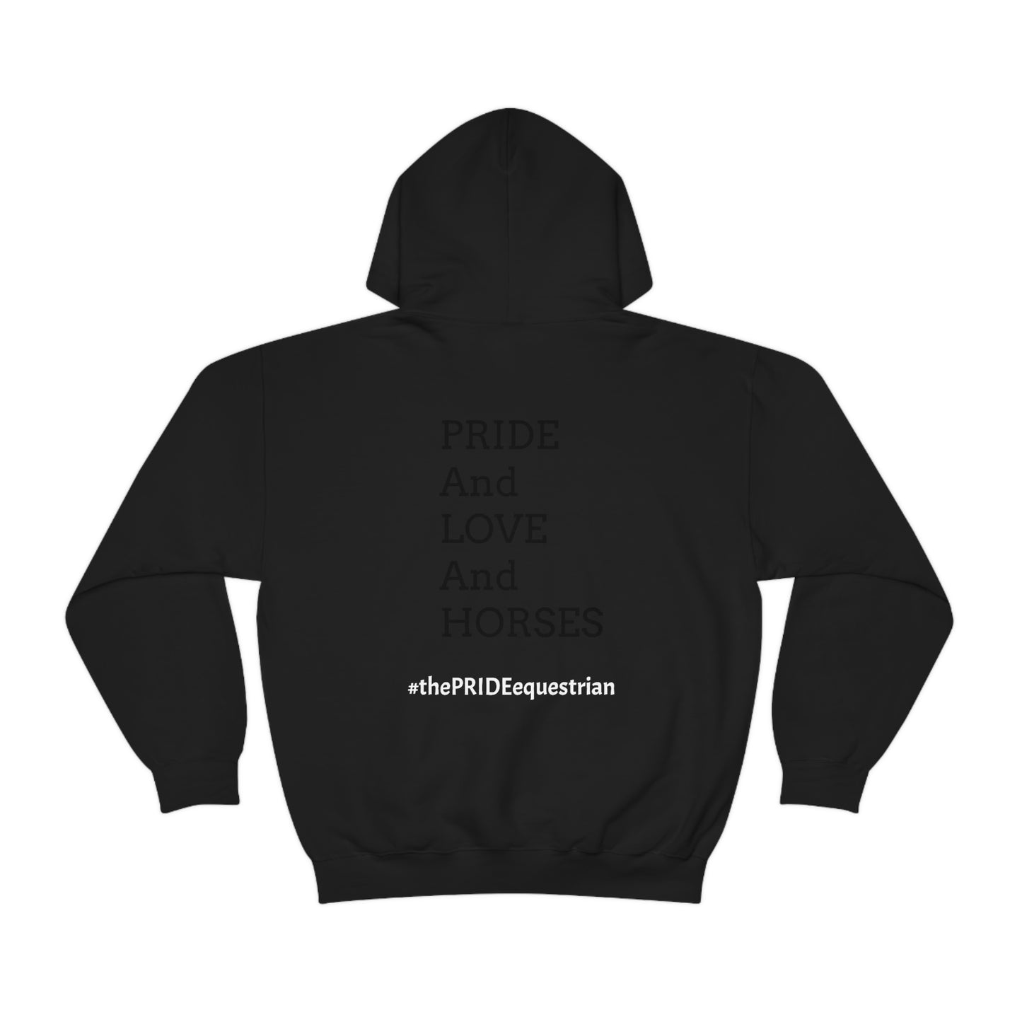 Transgender - PRIDE, LOVE, and HORSES Hooded Sweatshirt