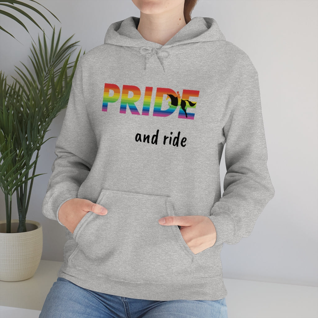 Unisex PRIDE and ride Hooded Sweatshirt