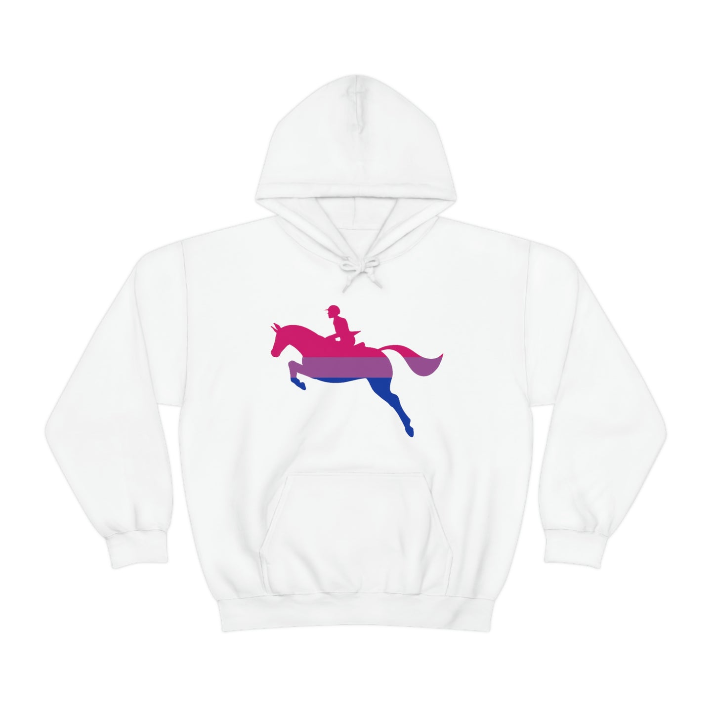 Bisexual - PRIDE, LOVE, and HORSES Hooded Sweatshirt