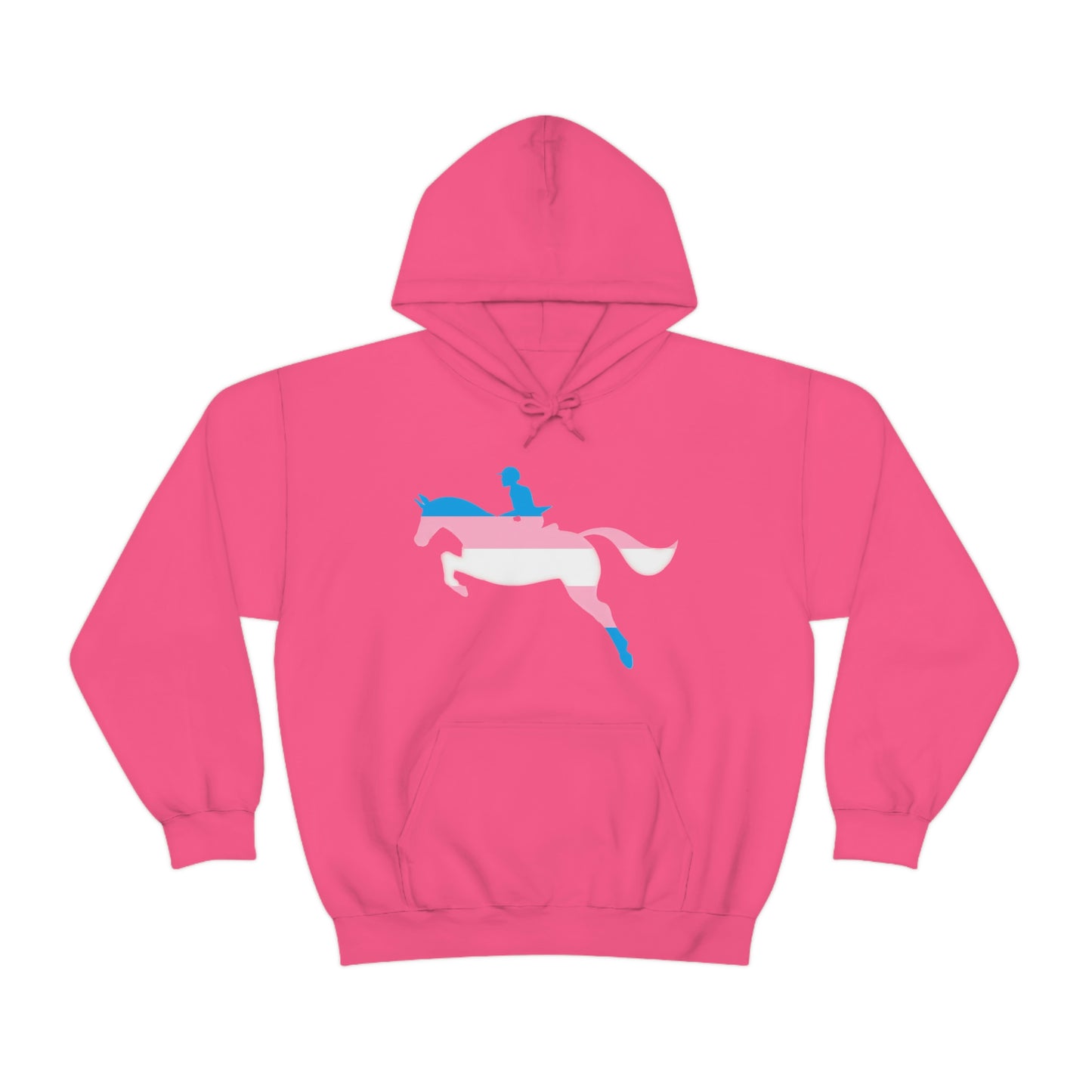 Transgender - PRIDE, LOVE, and HORSES Hooded Sweatshirt