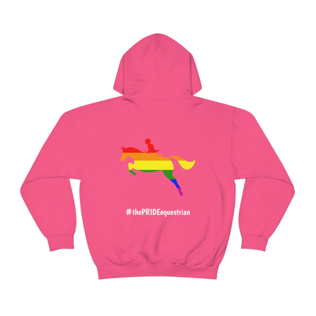 PRIDE in cursive Hooded Sweatshirt