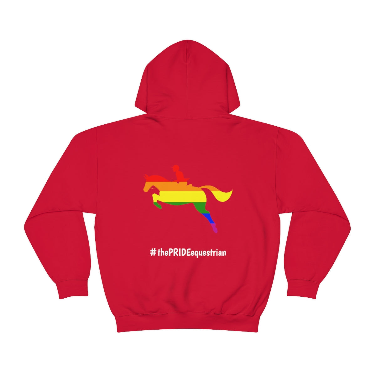 PRIDE in cursive Hooded Sweatshirt