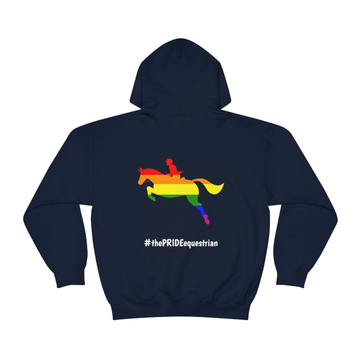 PRIDE in cursive Hooded Sweatshirt