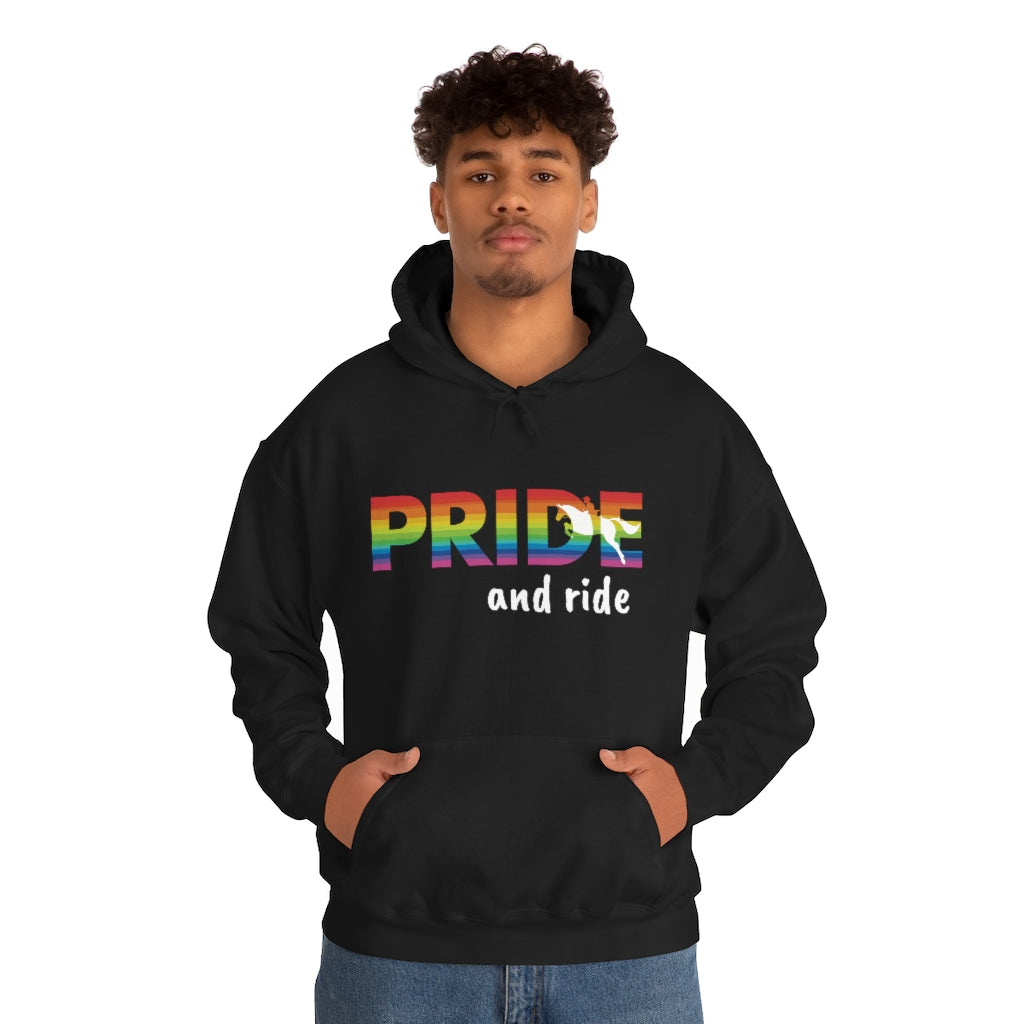Unisex PRIDE and ride Hooded Sweatshirt