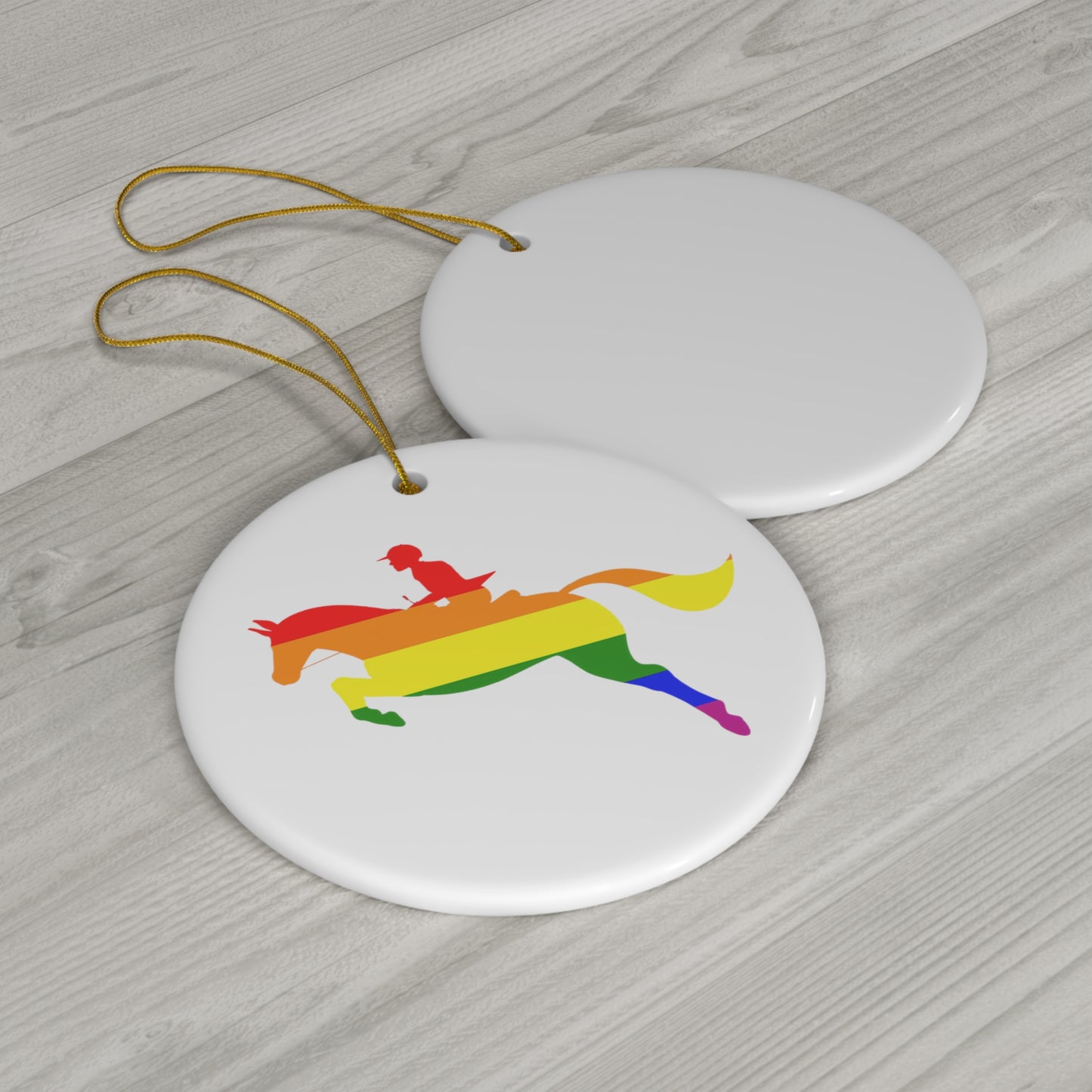 PRIDE Ceramic Ornament