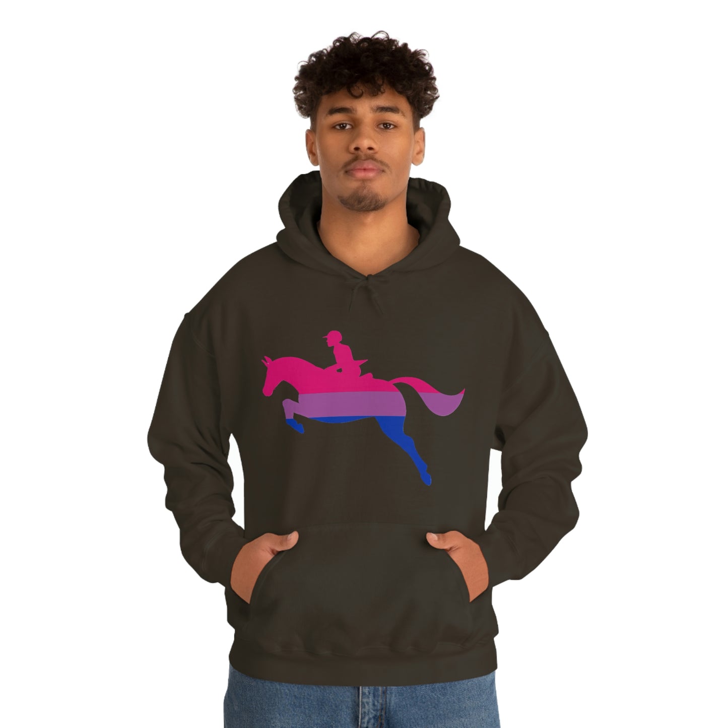 Bisexual - PRIDE, LOVE, and HORSES Hooded Sweatshirt