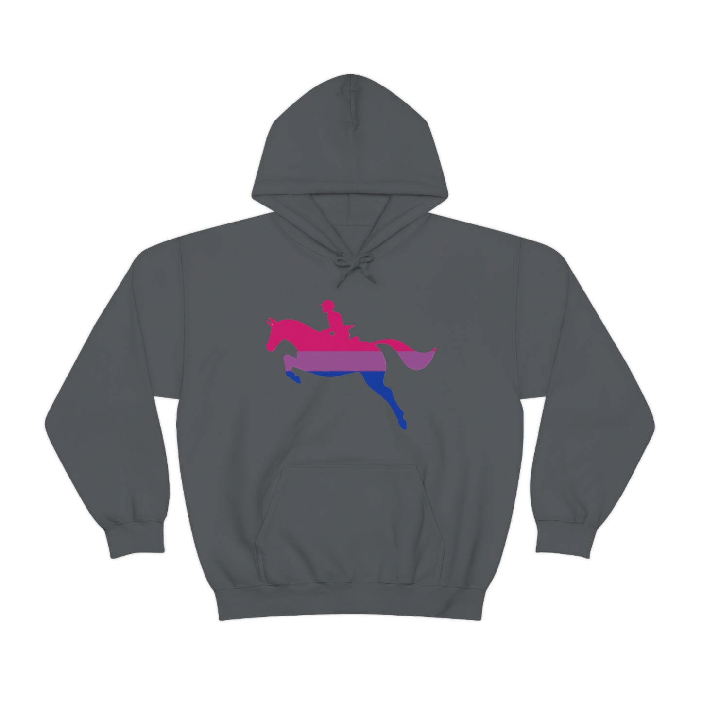 Bisexual - PRIDE, LOVE, and HORSES Hooded Sweatshirt