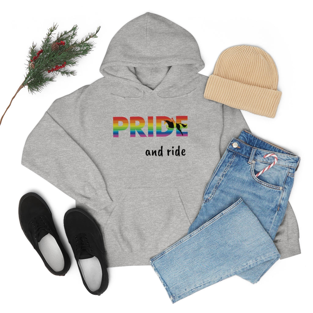 Unisex PRIDE and ride Hooded Sweatshirt