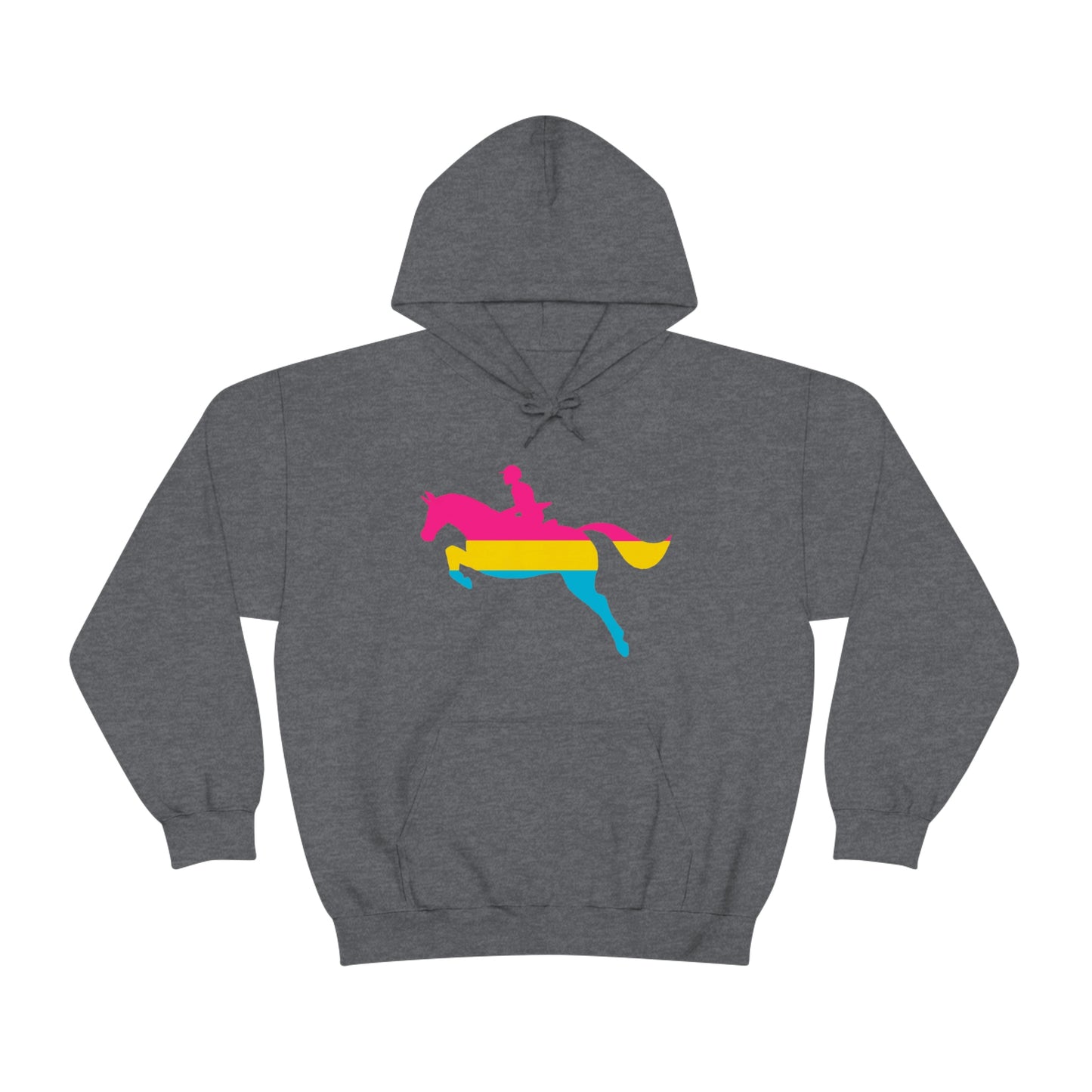 Pansexual - PRIDE, LOVE, and HORSES Hooded Sweatshirt