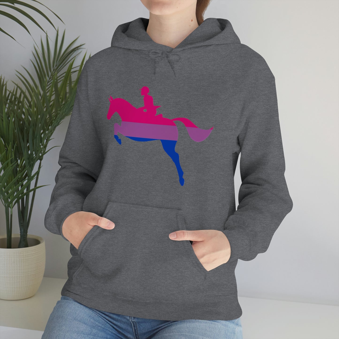 Bisexual - PRIDE, LOVE, and HORSES Hooded Sweatshirt