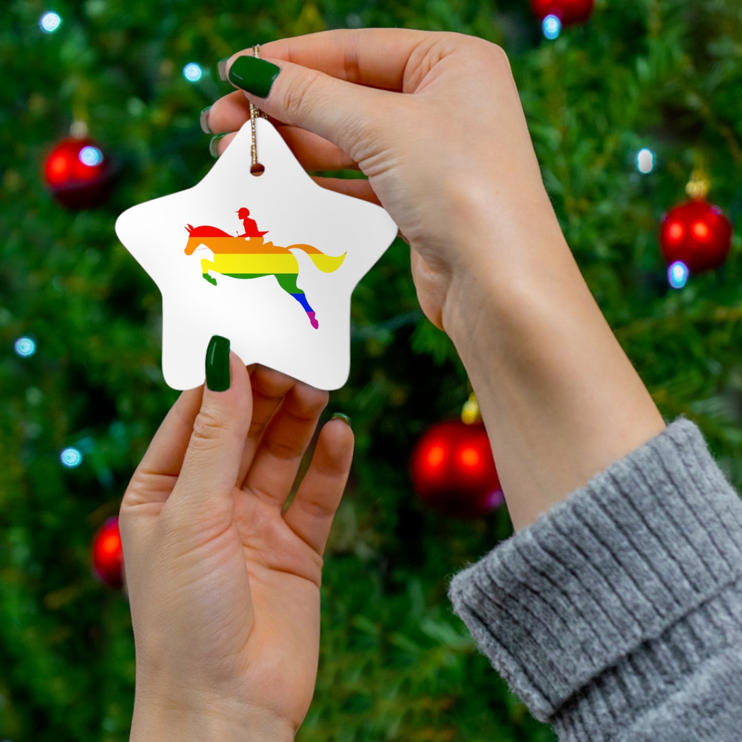 PRIDE Ceramic Ornament