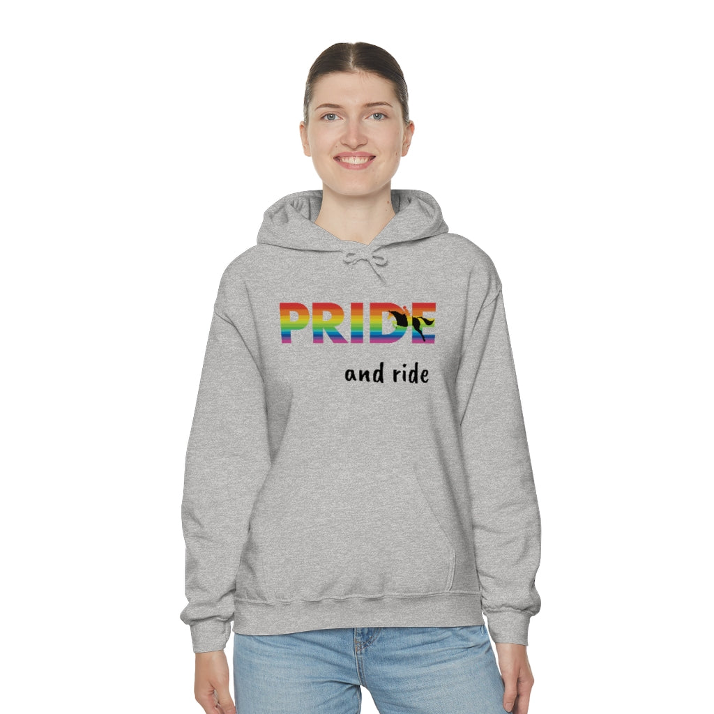 Unisex PRIDE and ride Hooded Sweatshirt