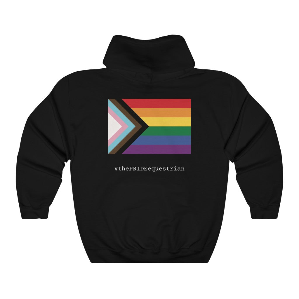 Unisex PRIDE with FLAG Hooded Sweatshirt