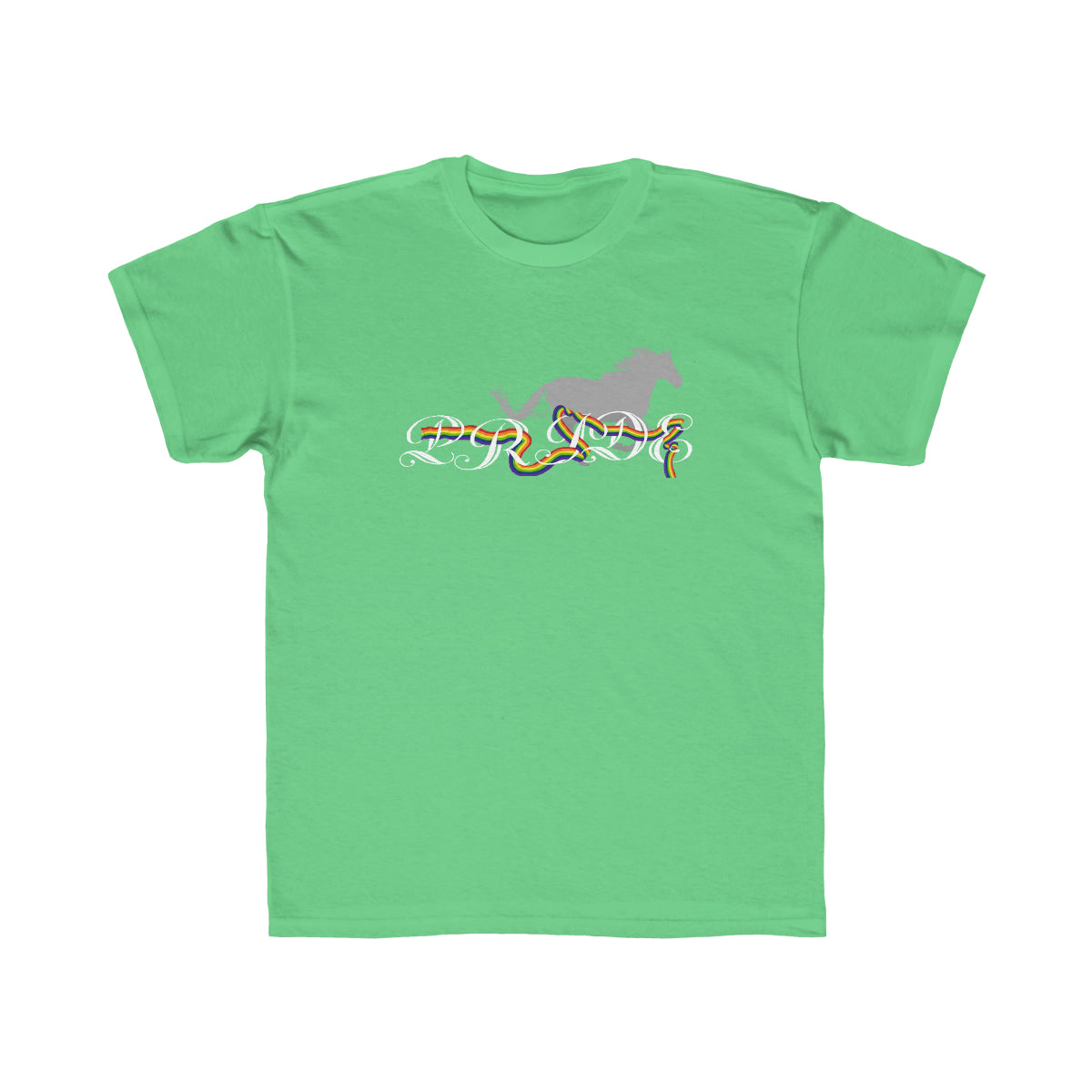 Kids PRIDE in cursive Tee