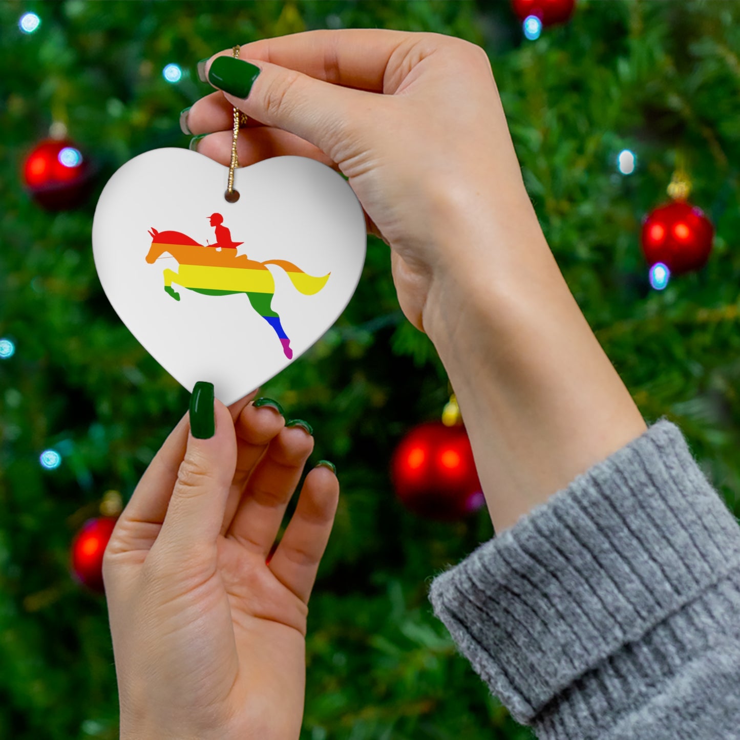 PRIDE Ceramic Ornament