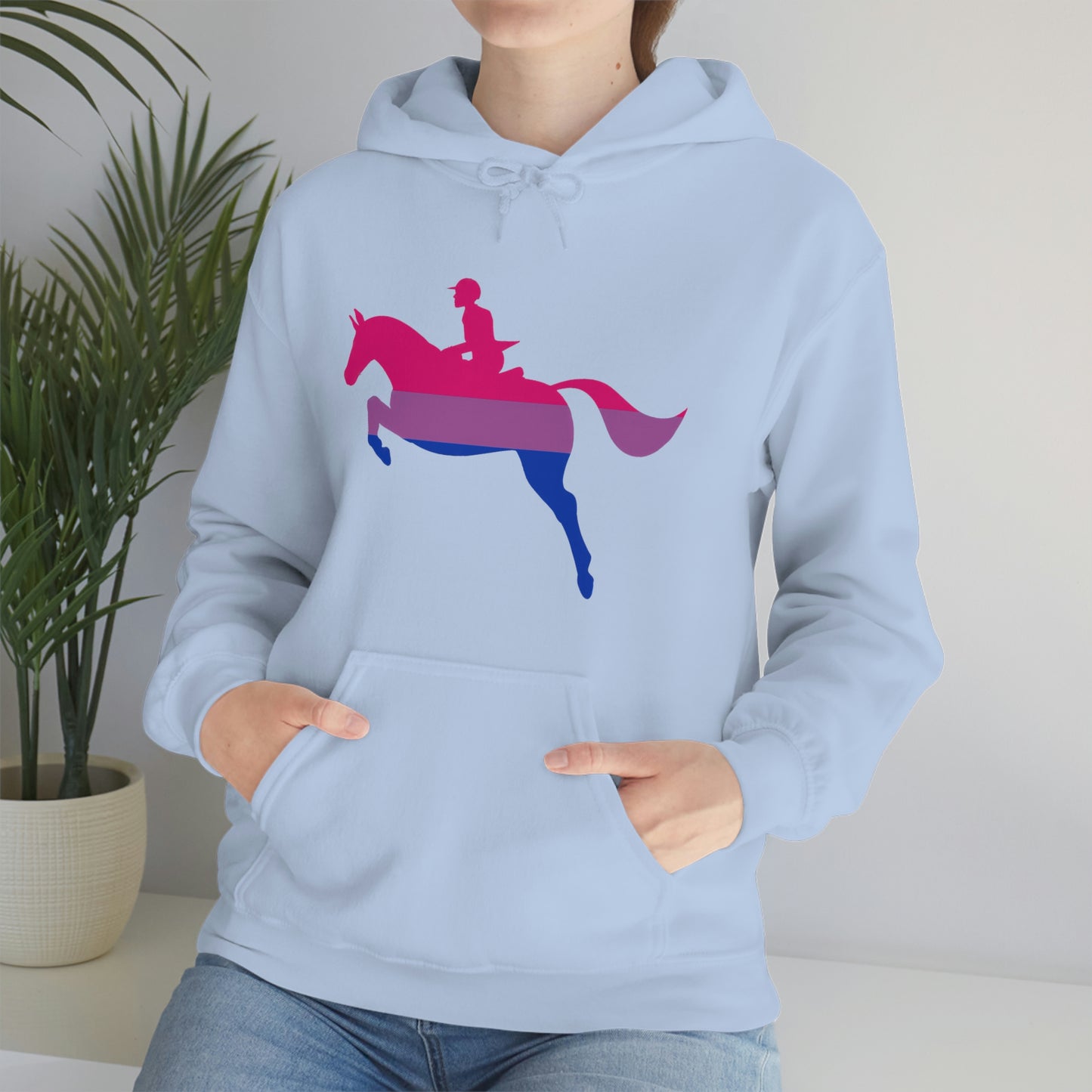 Bisexual - PRIDE, LOVE, and HORSES Hooded Sweatshirt