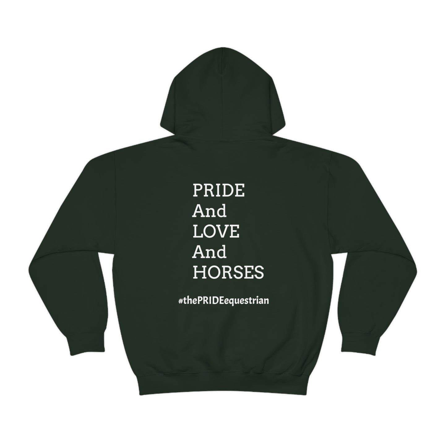 Asexual - PRIDE, LOVE, and HORSES Hooded Sweatshirt