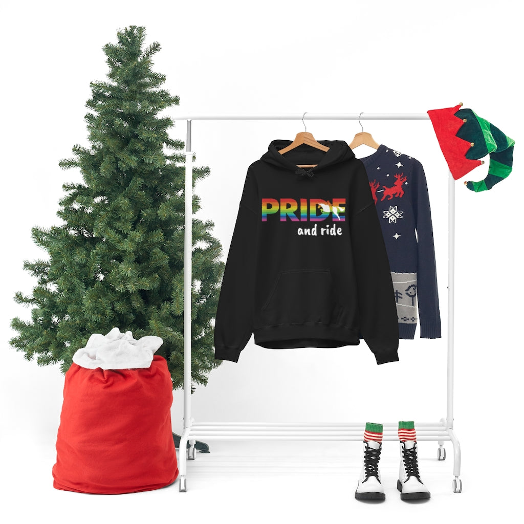 Unisex PRIDE and ride Hooded Sweatshirt