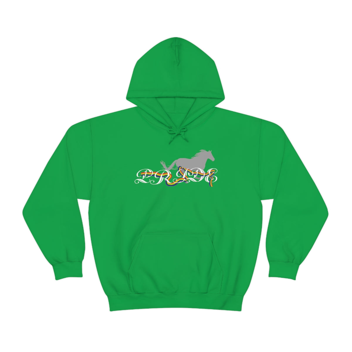 PRIDE in cursive Hooded Sweatshirt