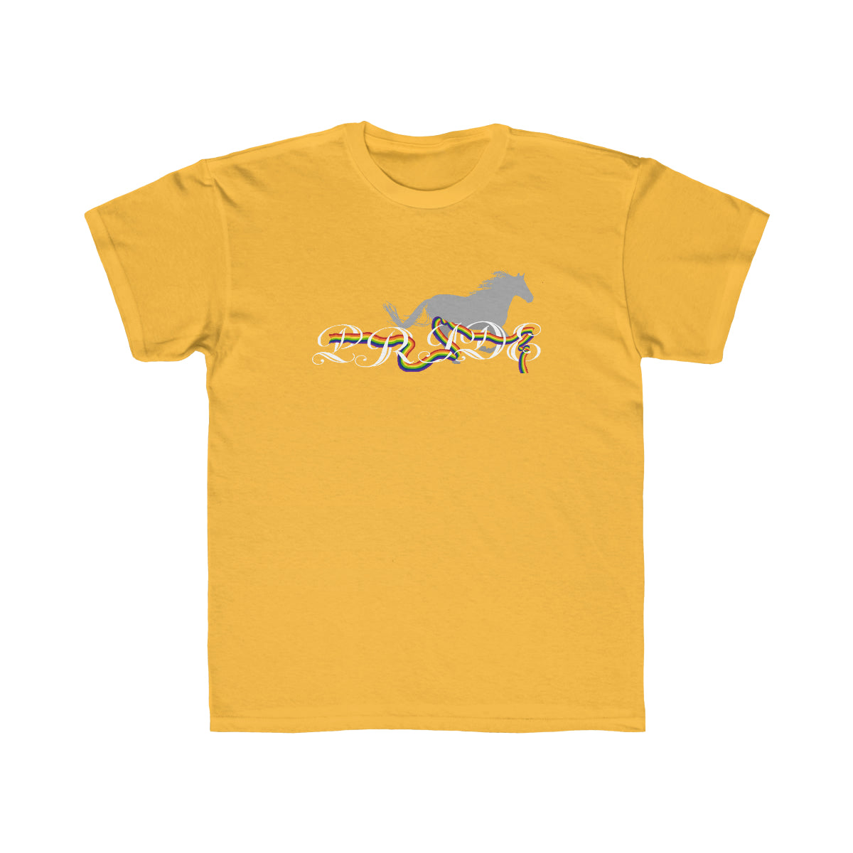 Kids PRIDE in cursive Tee