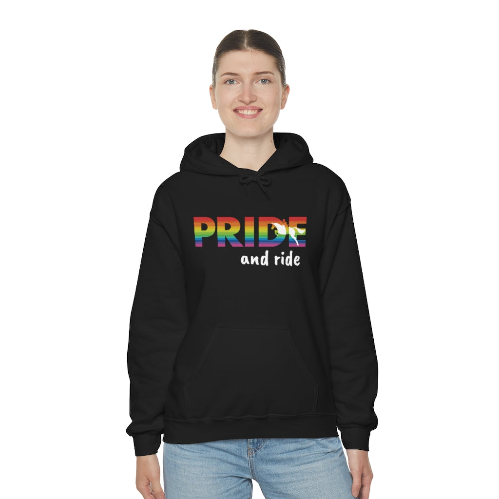 Unisex PRIDE and ride Hooded Sweatshirt