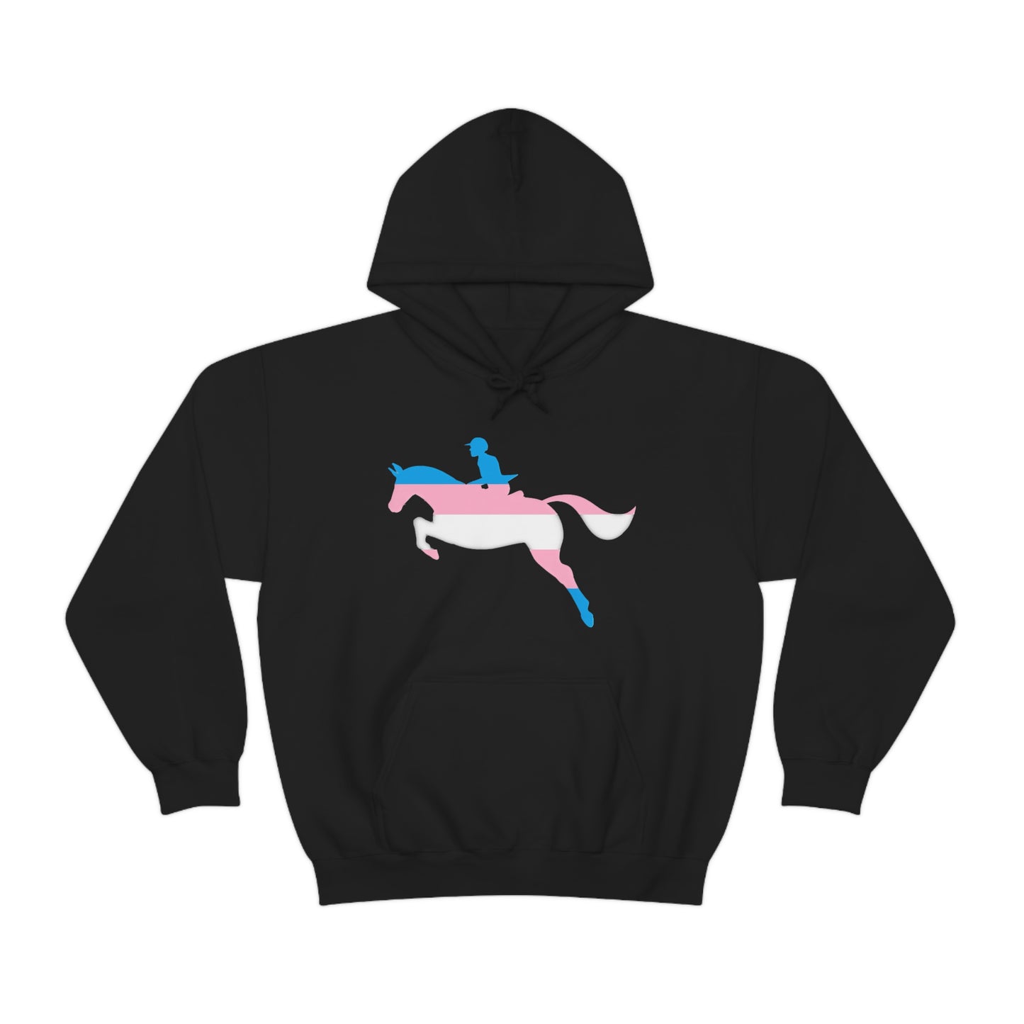 Transgender - PRIDE, LOVE, and HORSES Hooded Sweatshirt