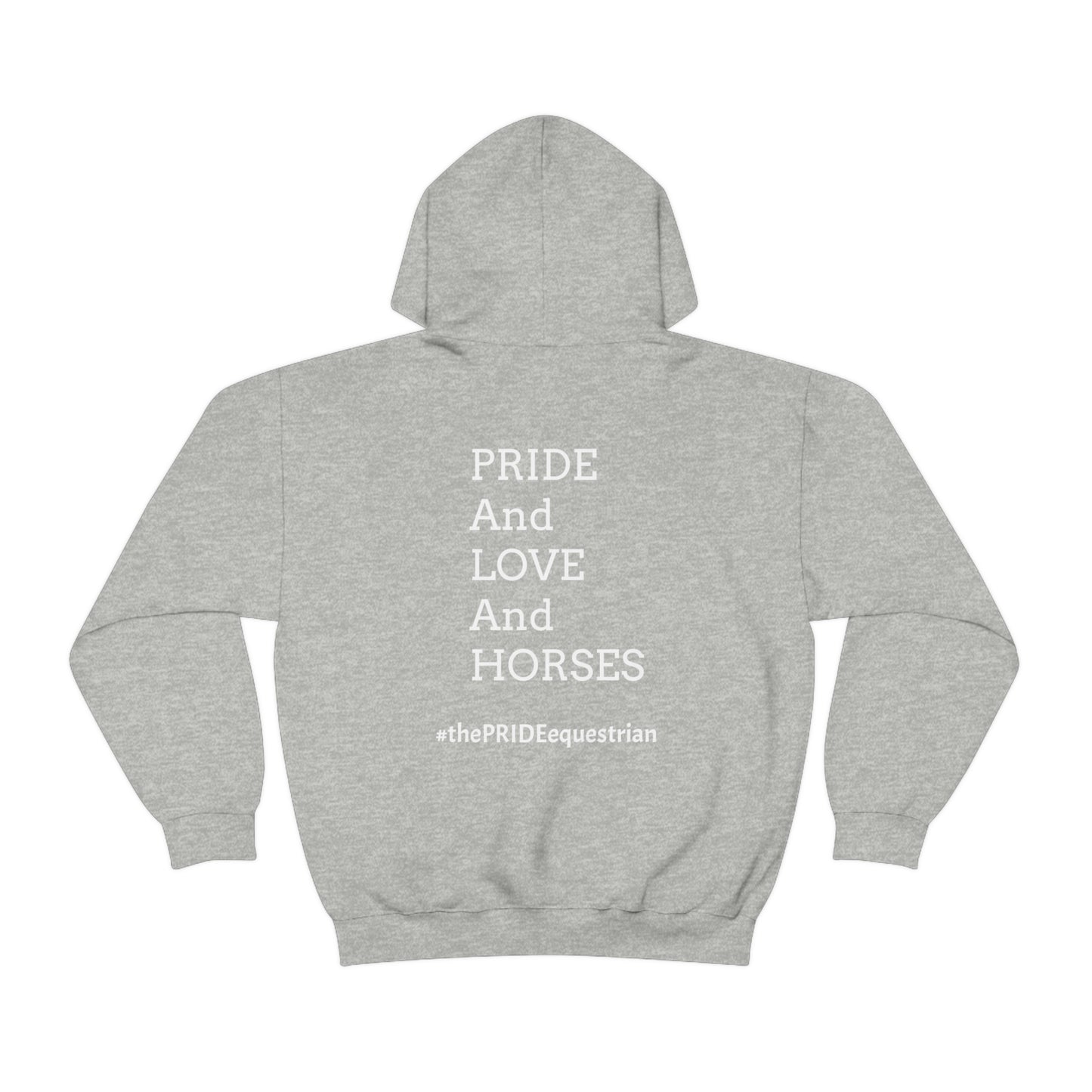 Asexual - PRIDE, LOVE, and HORSES Hooded Sweatshirt