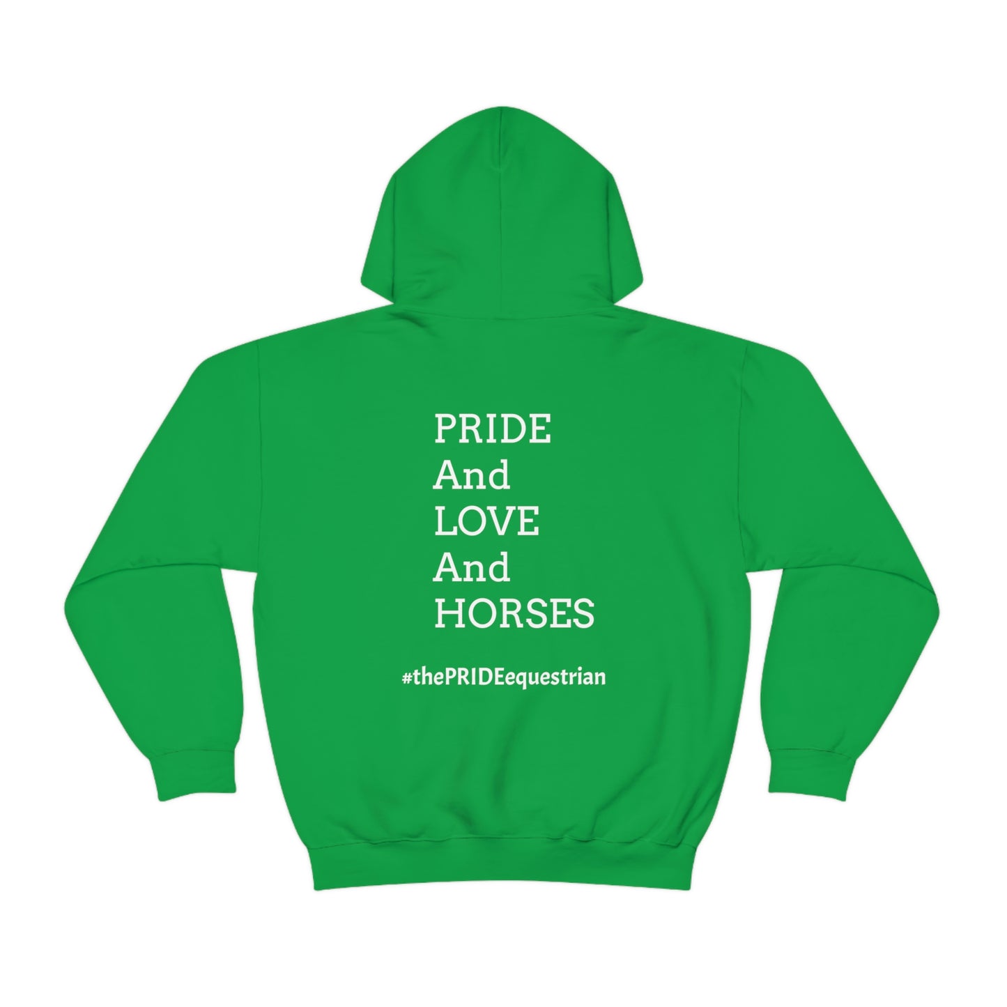 Pansexual - PRIDE, LOVE, and HORSES Hooded Sweatshirt