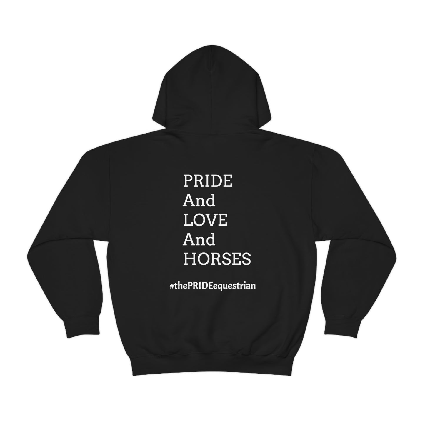 Asexual - PRIDE, LOVE, and HORSES Hooded Sweatshirt