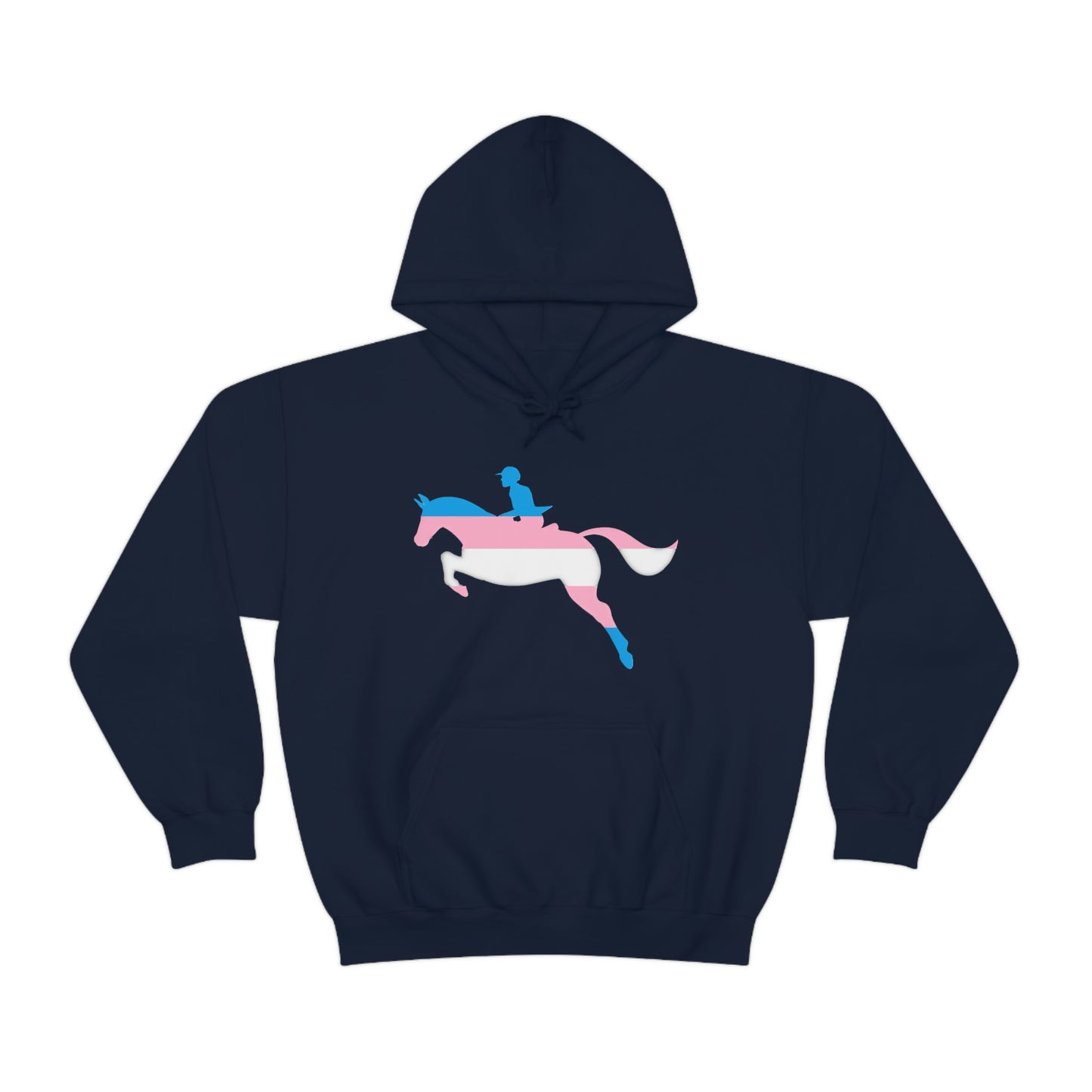 Transgender - PRIDE, LOVE, and HORSES Hooded Sweatshirt