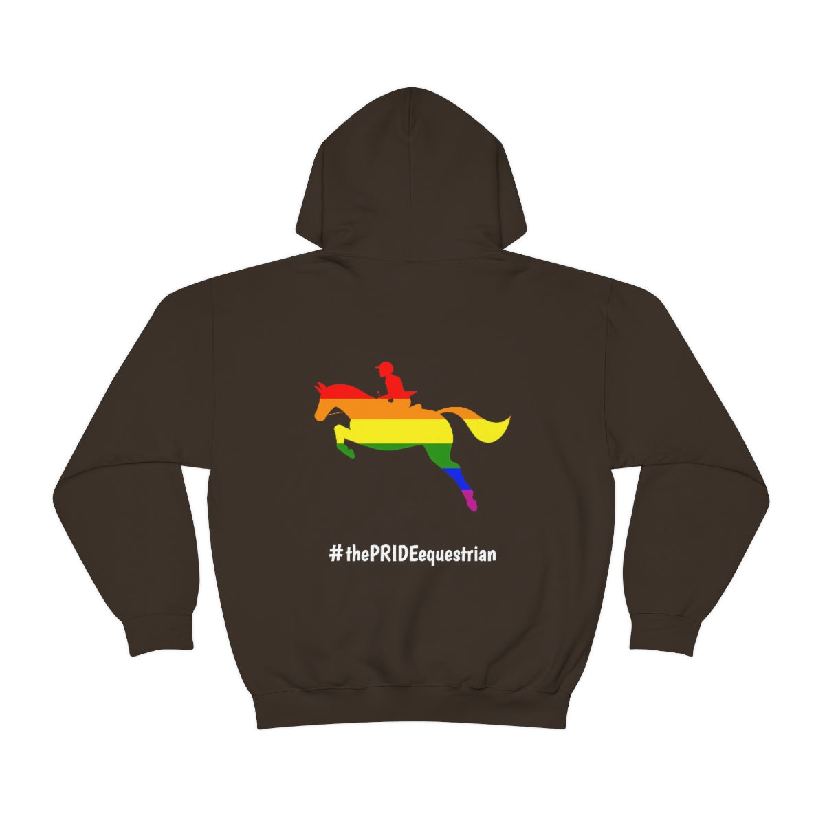 PRIDE in cursive Hooded Sweatshirt