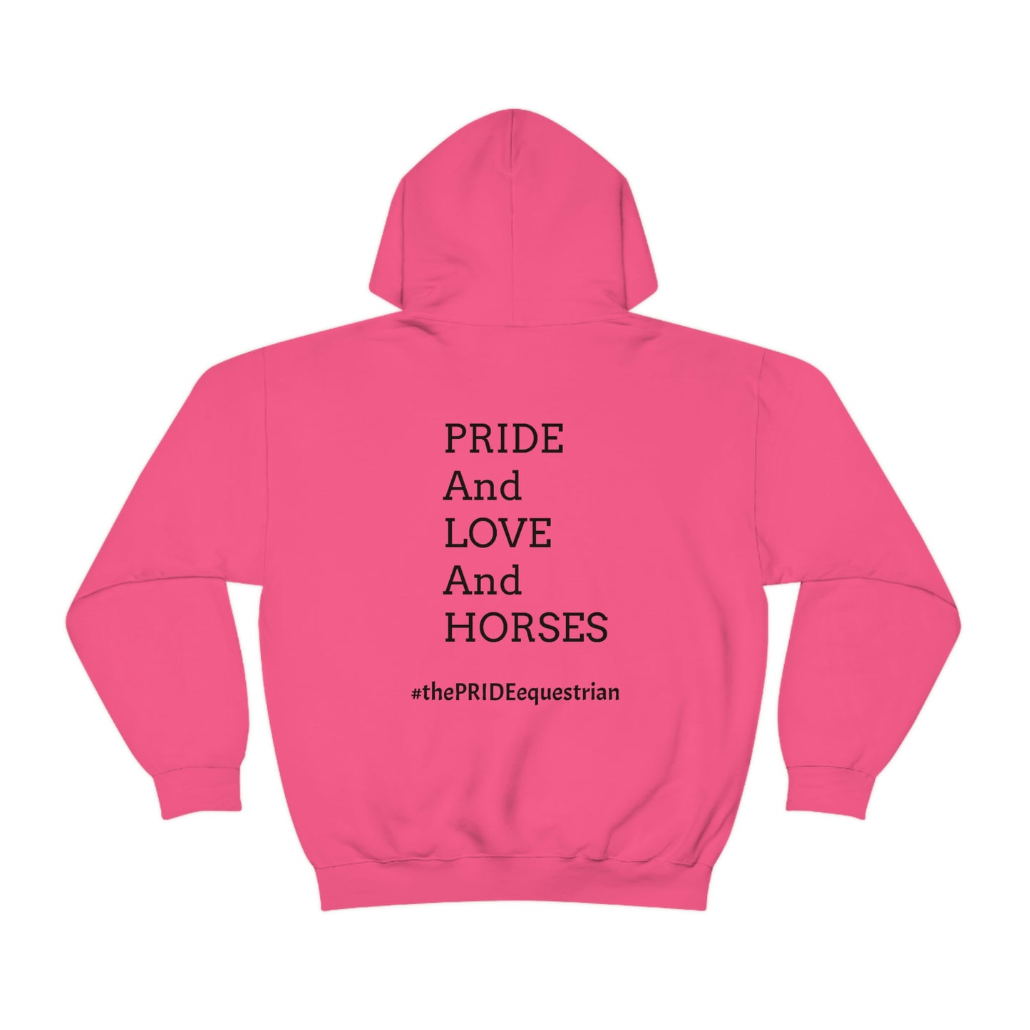Transgender - PRIDE, LOVE, and HORSES Hooded Sweatshirt