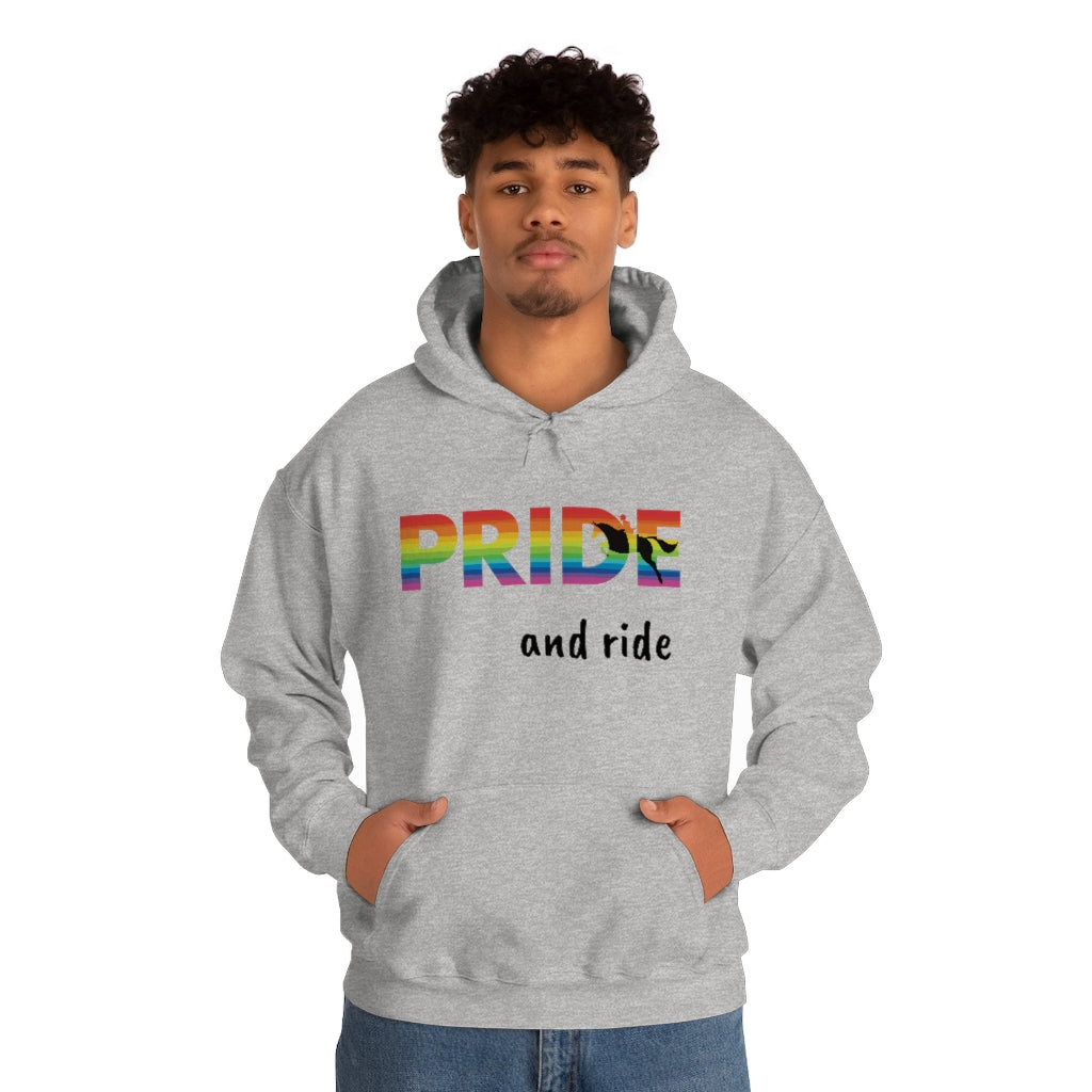Unisex PRIDE and ride Hooded Sweatshirt