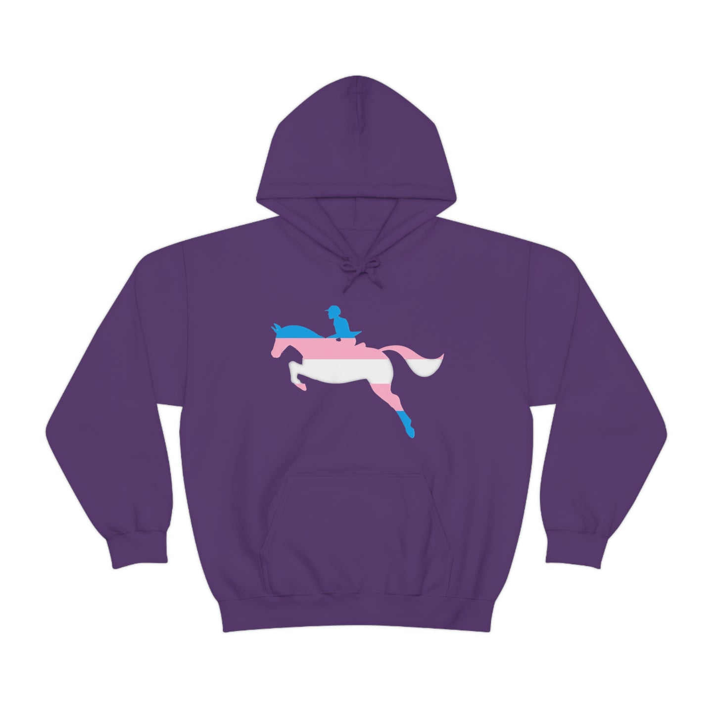 Transgender - PRIDE, LOVE, and HORSES Hooded Sweatshirt