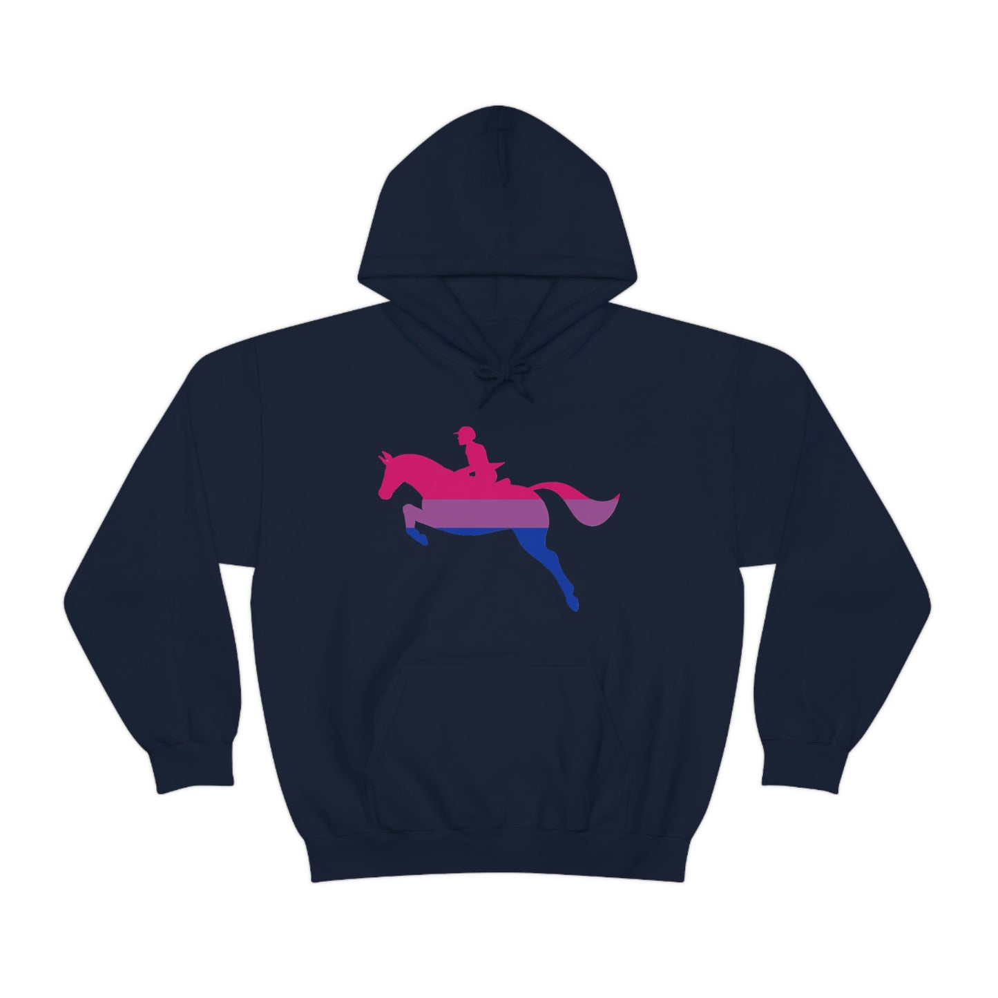 Bisexual - PRIDE, LOVE, and HORSES Hooded Sweatshirt