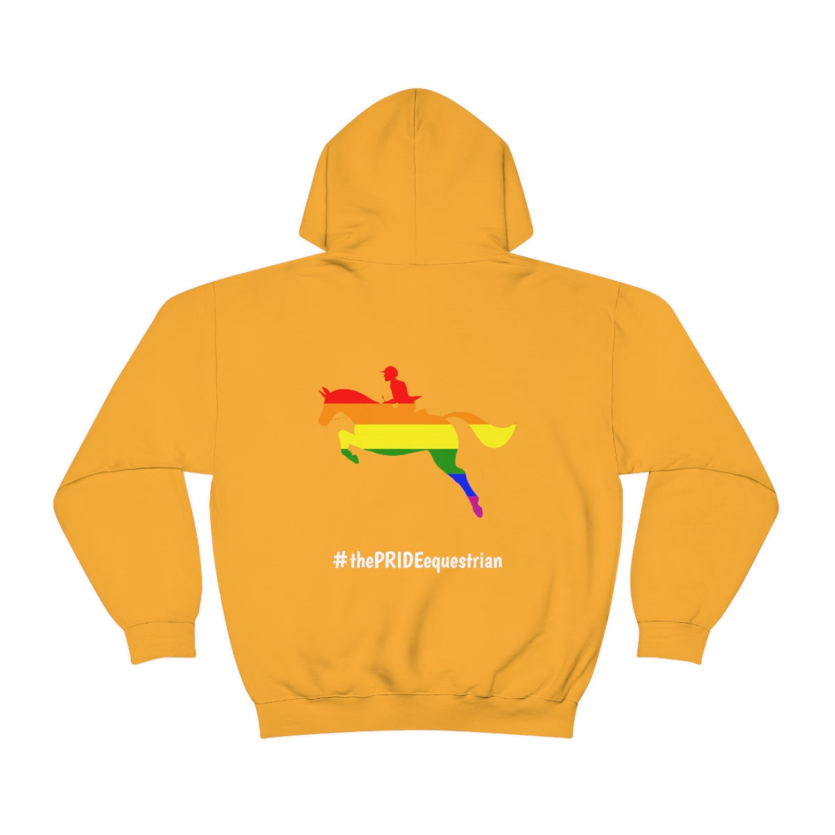 PRIDE in cursive Hooded Sweatshirt