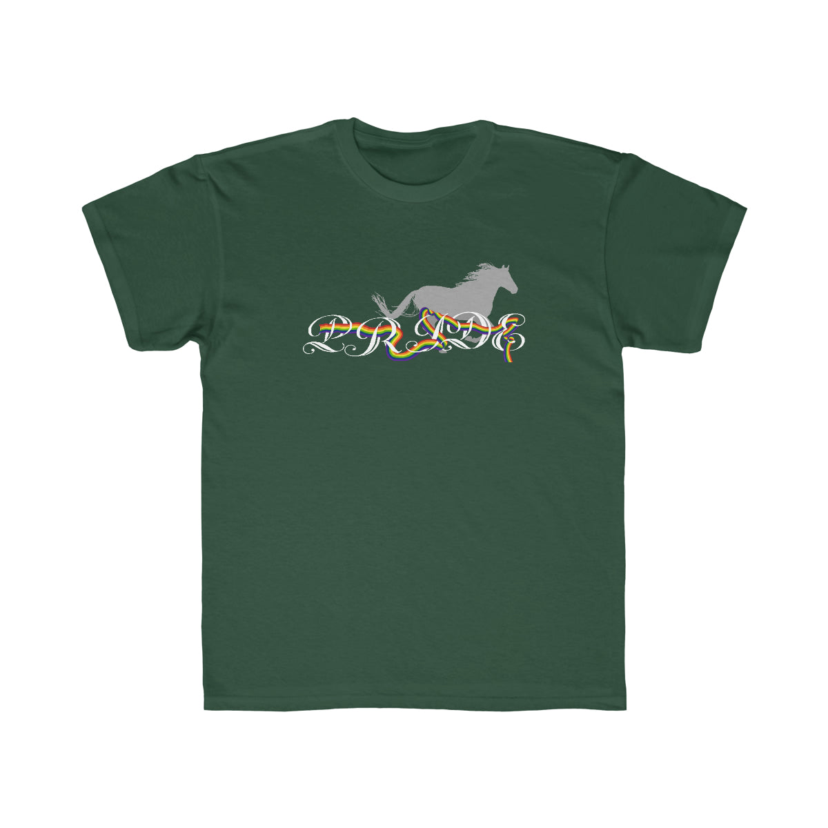 Kids PRIDE in cursive Tee